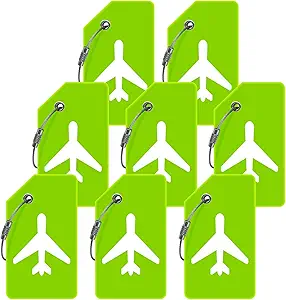 Luggage Tags for Suitcases, Quickly Spot 8Pcs Luggage Identifier Tags