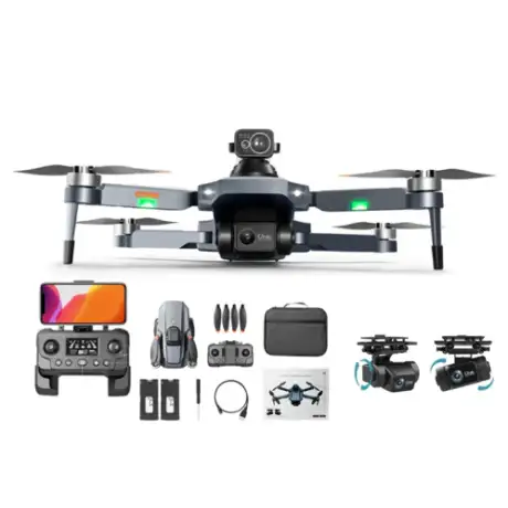 ISPEKTRUM RG101 Pro Drone 4K Dual Camera 2-Axis Gimbal, 30-Min Flight Time RC Quadcopter
