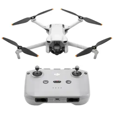 DJI Mini 3 Quadcopter Drone with Remote Control - Grey