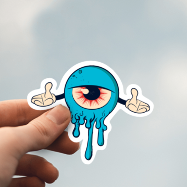 Eye Monster Die-Cut Sticker